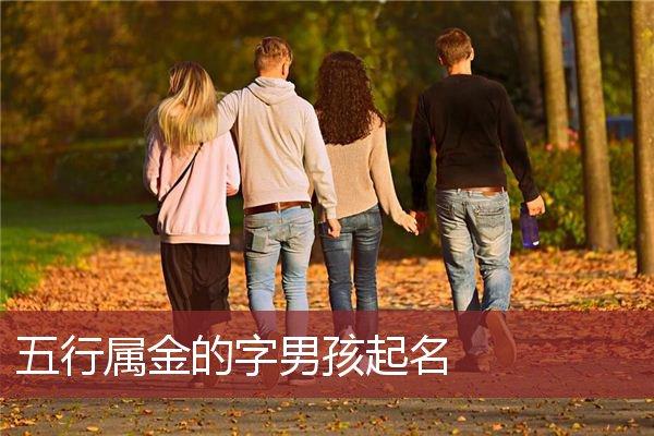 五行属金的字男孩起名