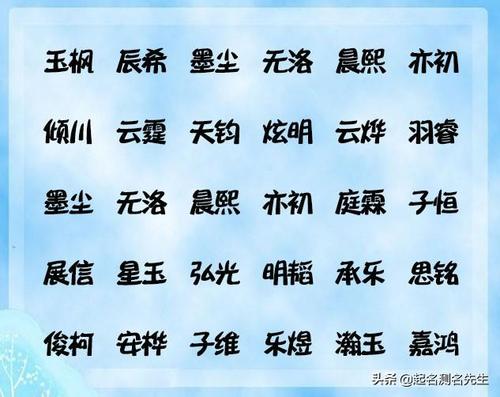 宝宝起名免费起名男孩名字女孩名字五行起名吉祥名(今天出生的宝宝起名字)