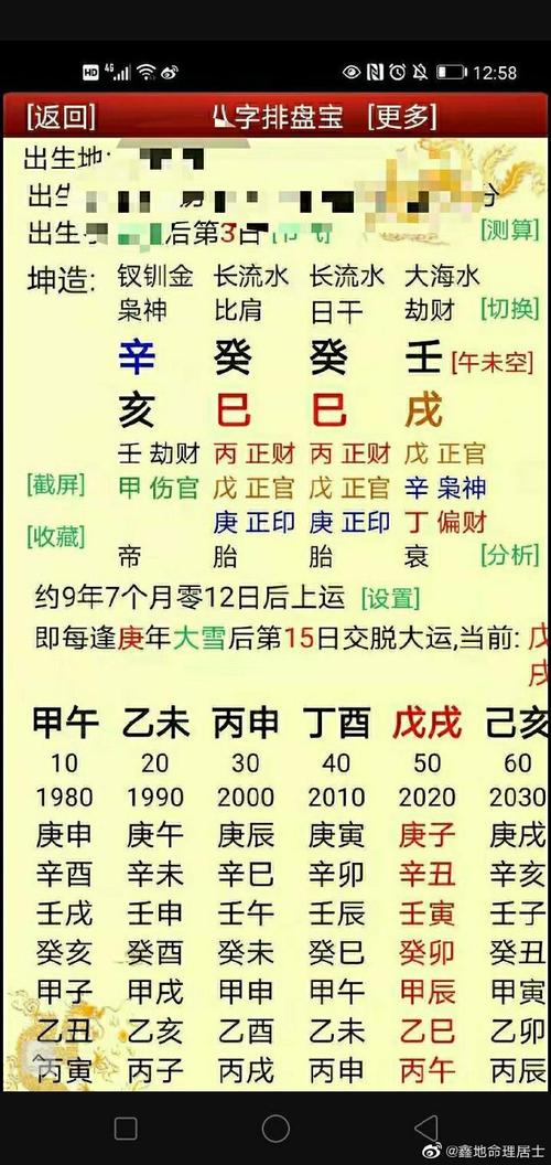 生辰八字算命婚姻配对免费