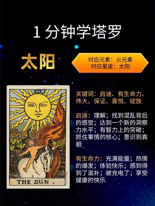 塔罗牌大阿尔克那19太阳牌面详解塔罗牌占卜易德轩