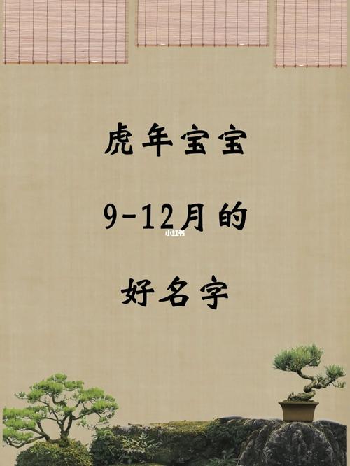 宝宝取名虎年宝宝912月的好名字