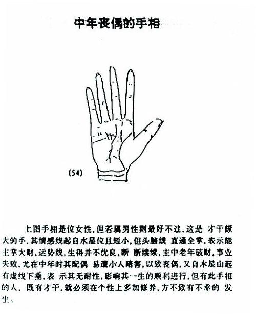 丧偶手相图解 丧偶手相图解大全