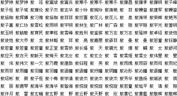 今年女孩子起名字大全(女孩子起名字大全2023免费)