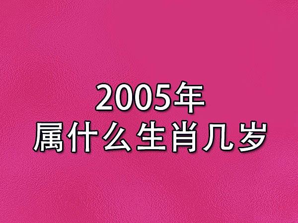 2005年属鸡,这年出生的人属鸡,五行属木,今年已经17岁了,再过一年就要