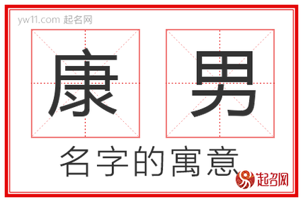 康字结尾起名男孩名字(康字结尾的词语)