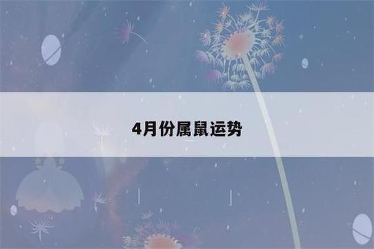 农历润4月属鼠运势 农历6月份属鼠人运势是什么意思?