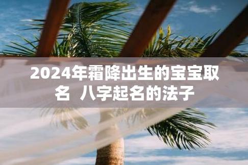 2024年霜降出生的宝宝取名  八字起名的法子