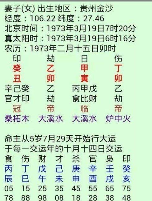 八字算命农历(免费推算生辰八字的软件)