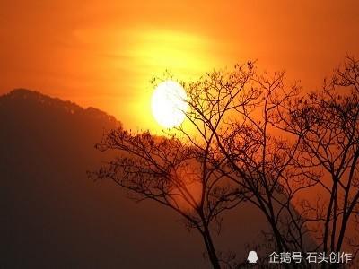 日落西山夕阳无限