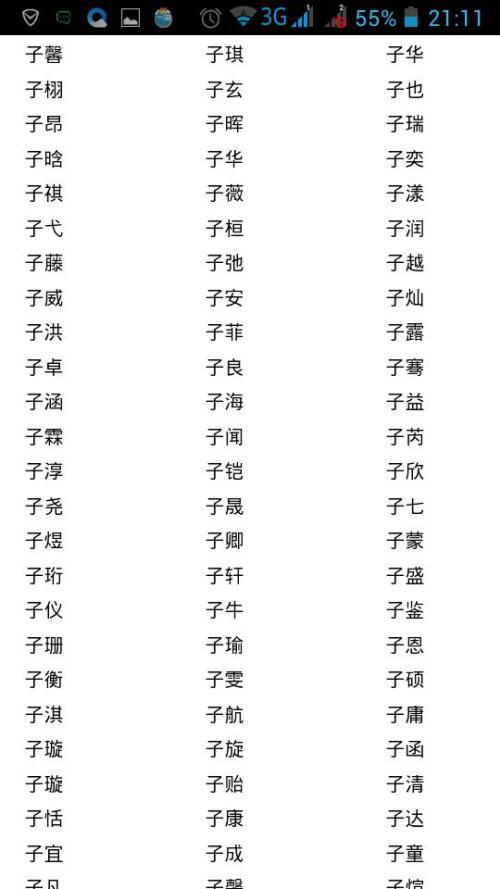 男孩起名带子字的名字(起名字带子的男孩名字)