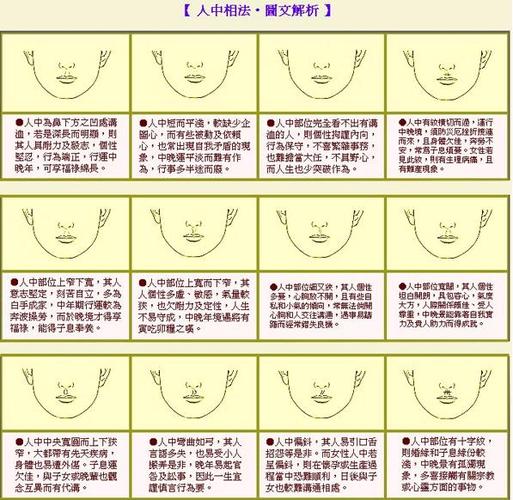 面相学:人中看面相