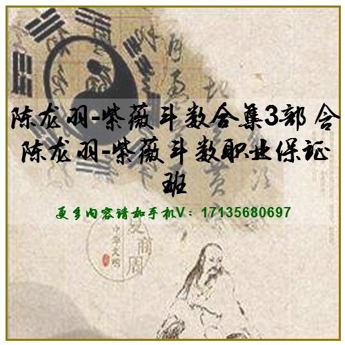 含陈龙羽-紫薇斗数职业保证班 [0b]┃ ┣━━陈龙羽-2007年紫微斗数8