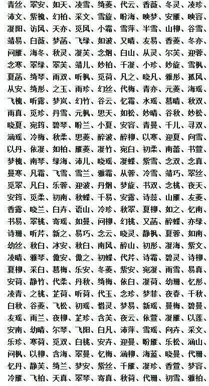 姓刘女孩100分起名大全刘姓女孩评分100分的名字满分名字(刘子起名字女孩100分)