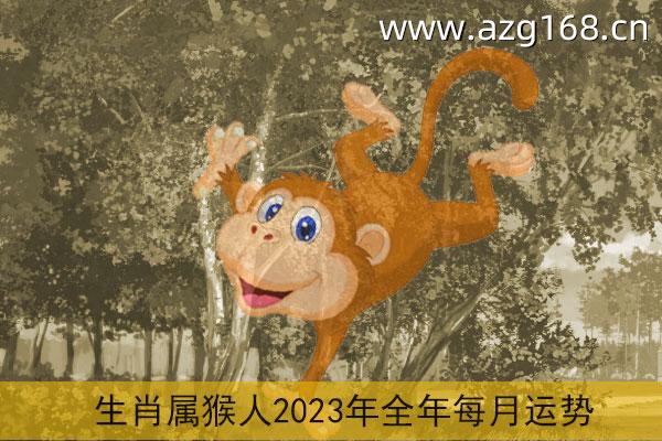 当前位置:>首页>属猴2023年运势及运程详解>生肖属猴人2023年全年每月