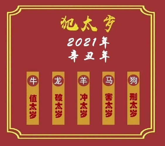 2023年辛丑年犯太岁的五大属相