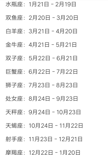 4月21日是什么星座 4月19日是什么星座